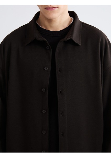 Yeni Sezon Büyük Beden Regular Fit Uzun Kollu Erkek Gömlek modelleri