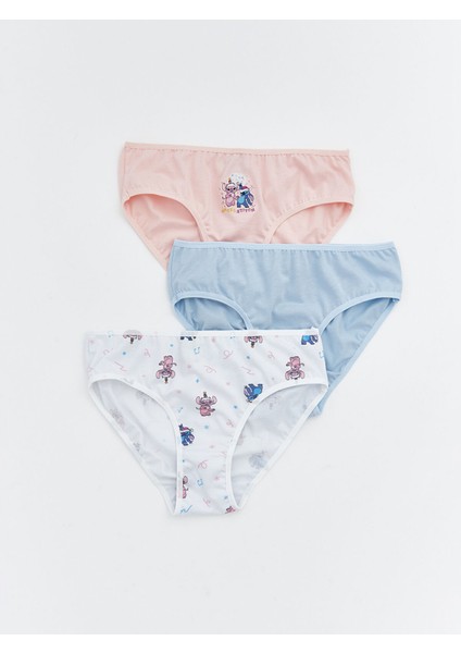 Yeni Sezon Lilo & Stitch Baskılı Kız Çocuk Külot 3'lü
