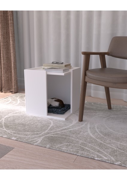 Pati Dostu Ikili Konfor Sehpa Beyaz | %100 Mdf fiyatları