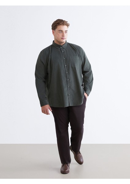 Yeni Sezon Büyük Beden Standart Kalıp Erkek Chino Pantolon