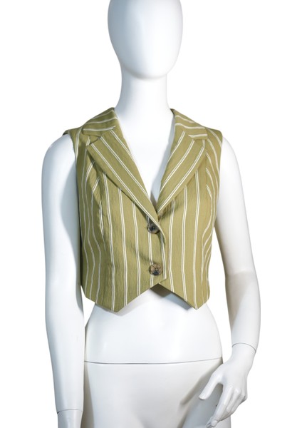 Kadın Ceket Yaka Yelek 95001