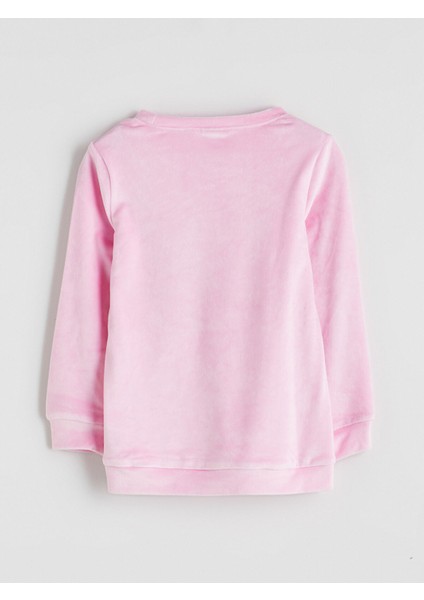 Yeni Sezon Bisiklet Yaka Fiyonk Desenli Kız Çocuk Pijama Üst fiyatları