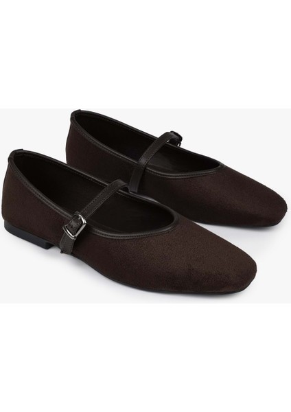 Kadın Lunel Acı Kahve Süet Babet fiyatları