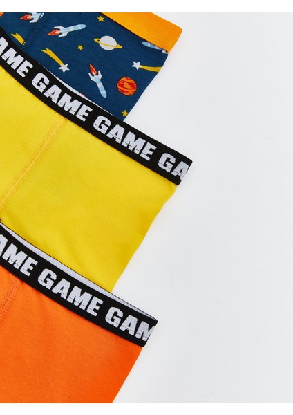 Yeni Sezon Baskılı Erkek Çocuk Boxer 3'lü modelleri