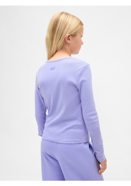 Kız Çocuk Mor Wicked Grafik T-Shirt fırsatları