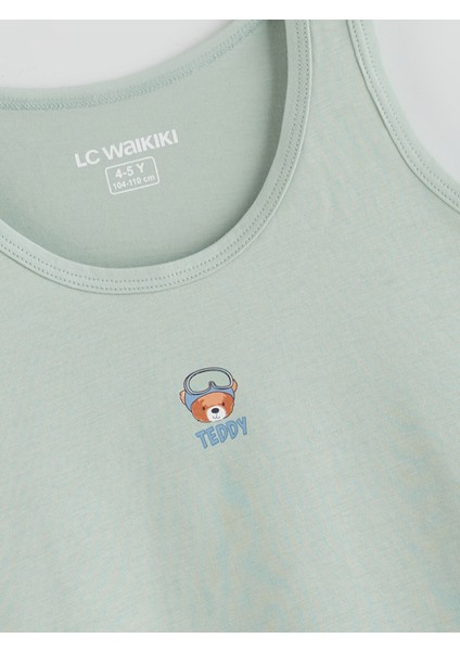 Yeni Sezon Baskılı Erkek Çocuk Atlet modelleri