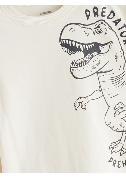 Yeni Sezon Dinozor Baskılı Erkek Bebek Tişört modelleri