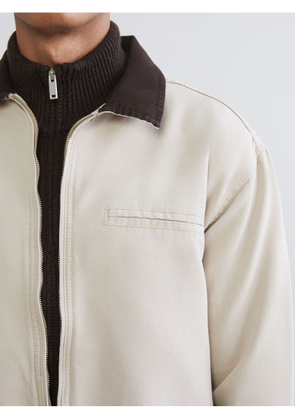 Yeni Sezon Rahat Kalıp Gömlek Yaka Erkek Ceket modelleri