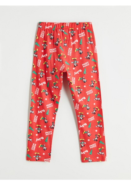 Yeni Sezon Polo Yaka Mickey Mouse Baskılı Erkek Çocuk Pijama Takım indirimleri