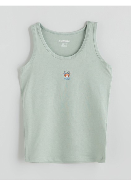 Yeni Sezon Baskılı Erkek Çocuk Atlet