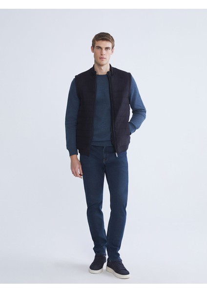 Yeni Sezon Standart Kalıp Dik Yaka Erkek Triko Yelek fiyatları