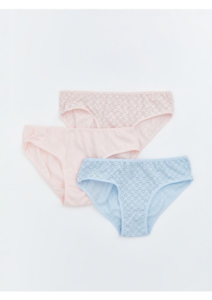 Yeni Sezon Baskılı Kız Çocuk Külot 3'lü