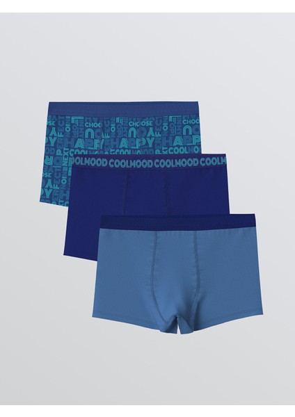Yeni Sezon Baskılı Erkek Çocuk Boxer 3'lü