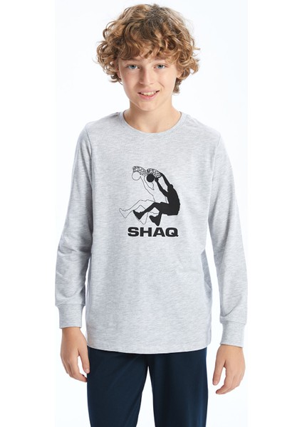 Yeni Sezon Bisiklet Yaka Erkek Çocuk Pijama Takımı