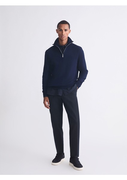 Yeni Sezon Fermuarlı Dik Yaka Erkek Triko Kazak fiyatları