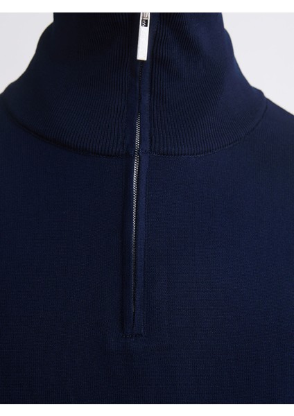 Yeni Sezon Fermuarlı Dik Yaka Erkek Triko Kazak modelleri