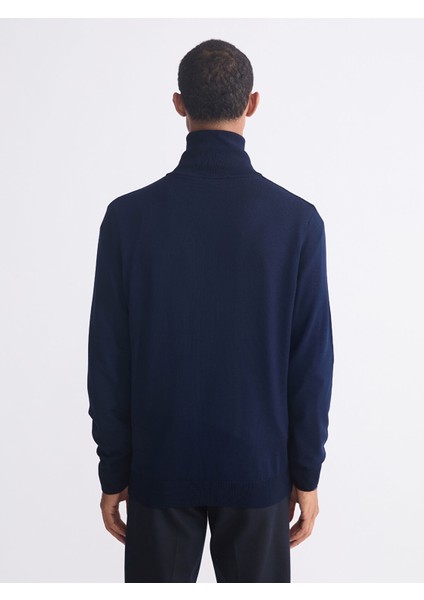 Yeni Sezon Fermuarlı Dik Yaka Erkek Triko Kazak fırsatları