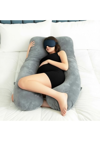 Hamile Yastığı Gri (80X120)