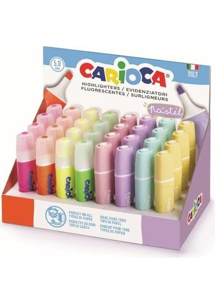 Pastel + Fosforlu Işaretleme 32'li 8 Renk