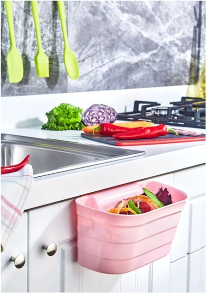 Dolap Kapağı Organizeri - Tezgah Çöp Kutusu