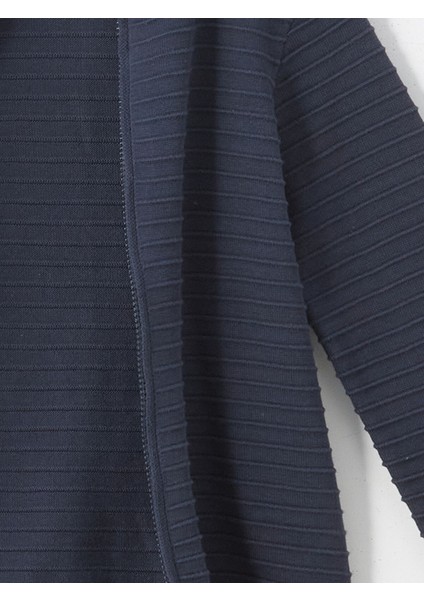 Yeni Sezon Bisiklet Yaka Dokulu Erkek Çocuk Triko Hırka modelleri