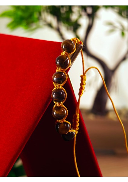 Makrome Bileklik El Yapımı Doğaltaş Makrome Örme Bileklik Akik Taşı, Lapis Taşı, Hematit Taşı