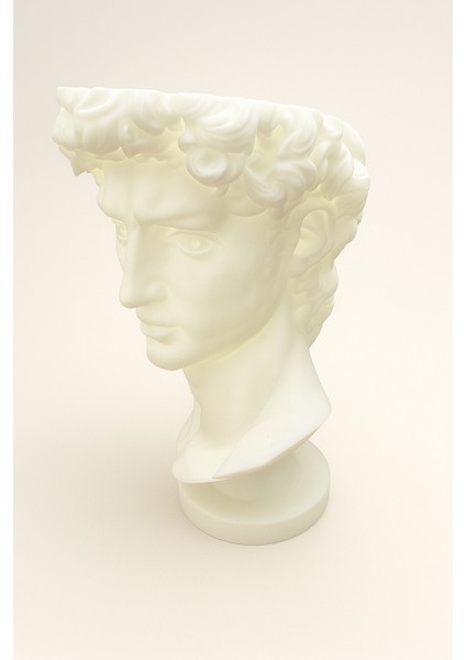 Davud Heykeli Dekoratif Saksı David Büst Saksı modelleri