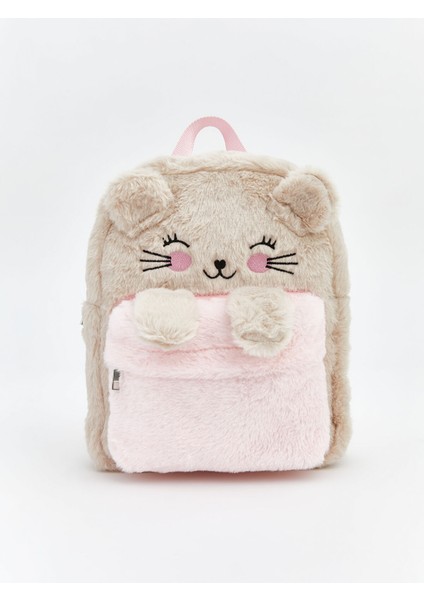 Yeni Sezon Hayvan Figürlü Pelüş Kız Çocuk Sırt Çantası