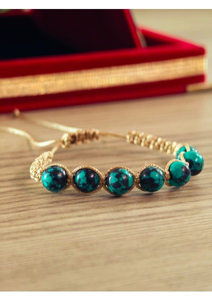 Makrome Bileklik El Yapımı Doğaltaş Makrome Örme Bileklik Akik Taşı, Lapis Taşı, Hematit Taşı indirimleri