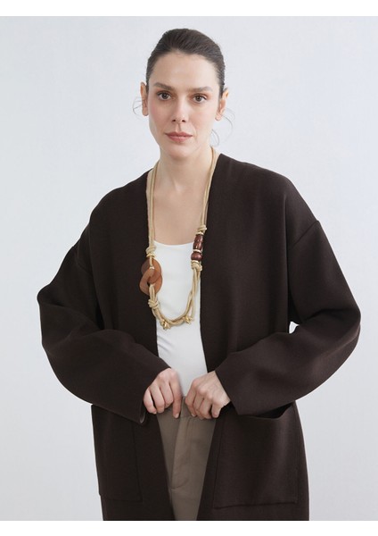 Yeni Sezon Şal Yaka Oversize Kadın Triko Hırka fiyatları