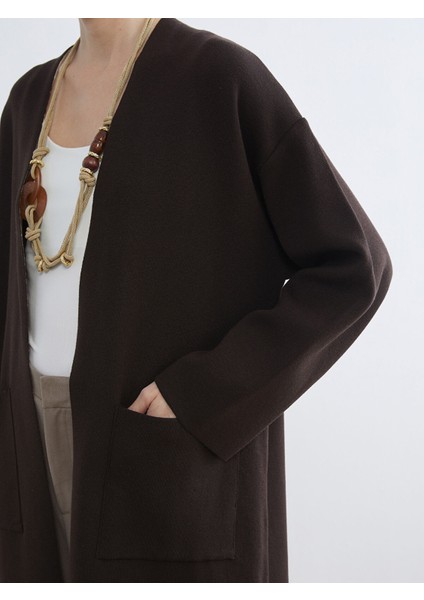 Yeni Sezon Şal Yaka Oversize Kadın Triko Hırka modelleri