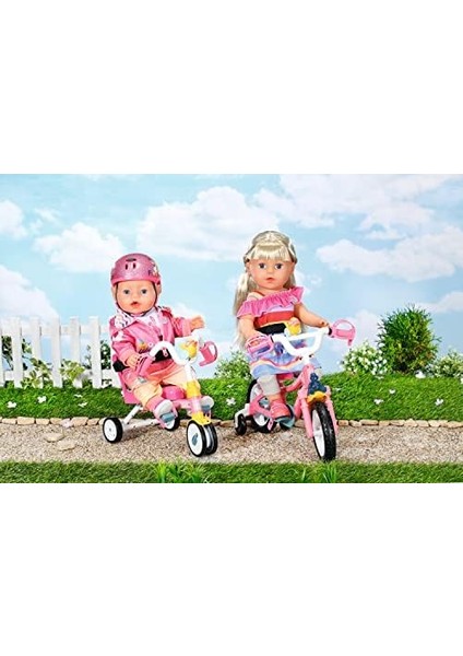 Born, Zapf Creation Oyuncak 3 Tekerlekli Bisiklet, 834299, Renkli modelleri