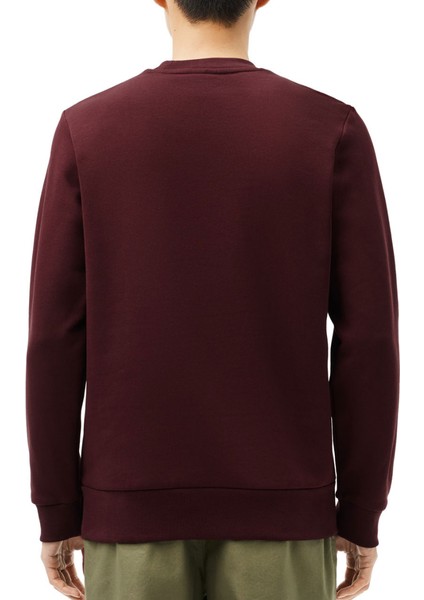 Erkek Classic Fit Bordo Sweatshirt fiyatları
