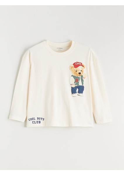 Yeni Sezon Sevimli Ayı Baskılı Erkek Çocuk Tişört