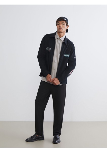 Yeni Sezon Rahat Kalıp Baskılı Erkek Ceket fiyatları