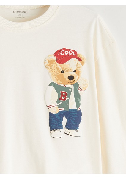 Yeni Sezon Sevimli Ayı Baskılı Erkek Çocuk Tişört modelleri