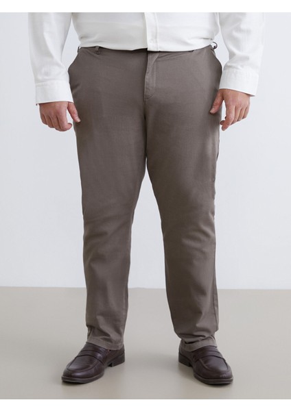 Yeni Sezon Büyük Beden Standart Kalıp Erkek Chino Pantolon fiyatları