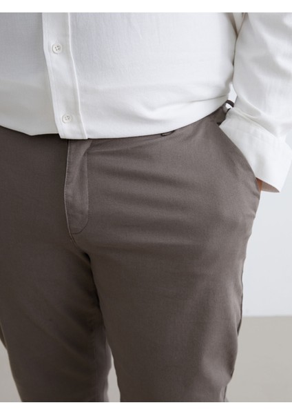 Yeni Sezon Büyük Beden Standart Kalıp Erkek Chino Pantolon modelleri