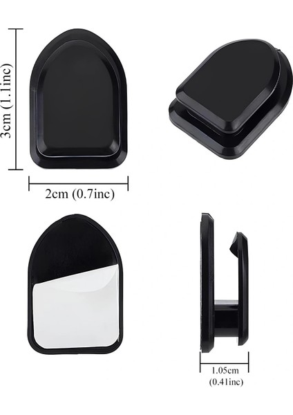 Kablo Düzenleyici Toplayıcı Sabitleyici Yapışkanlı Kablo Tutucu Organizer Askı Kanca 10 Adet fırsatları