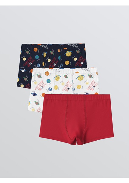 Yeni Sezon Baskılı Erkek Çocuk Boxer 3'lü fiyatları