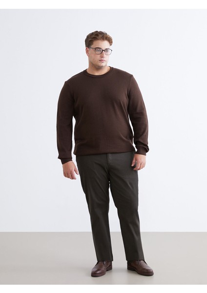 Yeni Sezon Büyük Beden Standart Kalıp Erkek Chino Pantolon