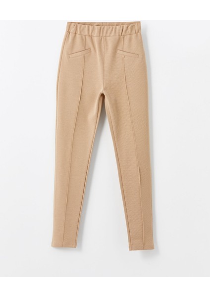 Yeni Sezon Beli Lastikli Kız Çocuk Uzun Tayt modelleri