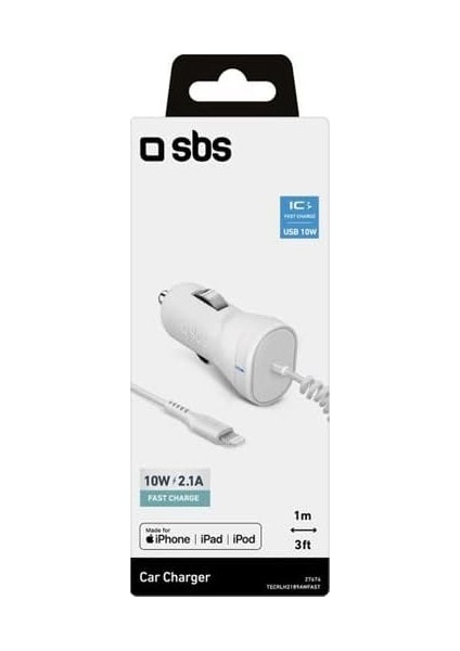 Sbs Lightning Araç Şarj Cihazı