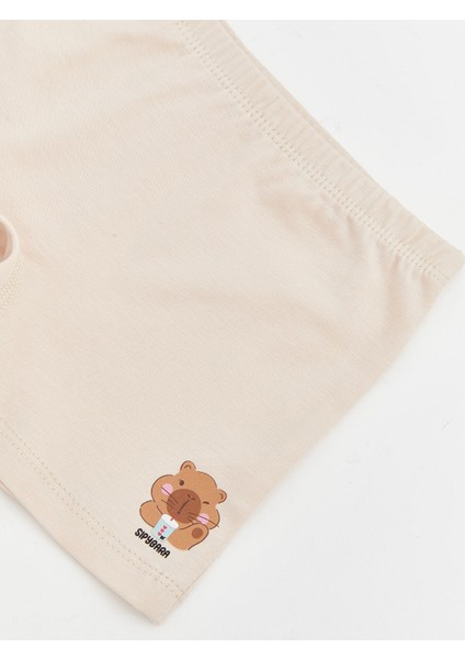 Yeni Sezon Baskılı Kız Çocuk Boxer modelleri