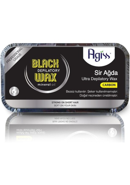 Agiss Sir Ağda Folyo 500GR Black Depilat