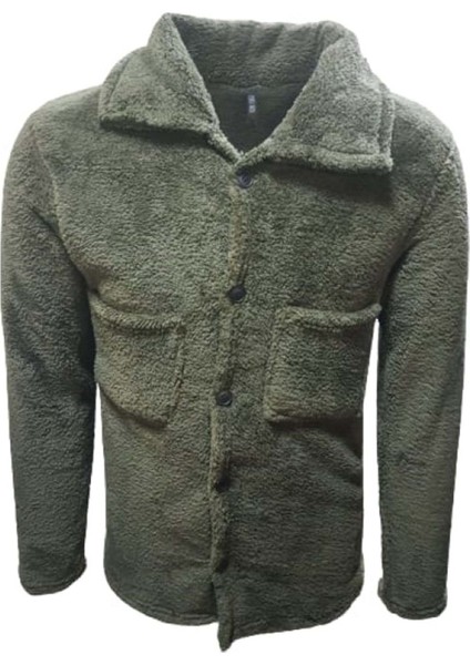 Mtn Erkek Peluş Çeket Sweatshirt ST01538 - Haki