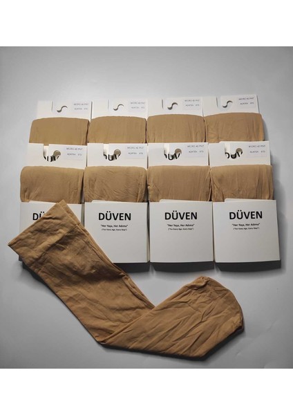 8 Çift Mat Dokulu 40 Den Orta Kalın Mus Açık Ten Dizaltı Pantolon Çorap modelleri