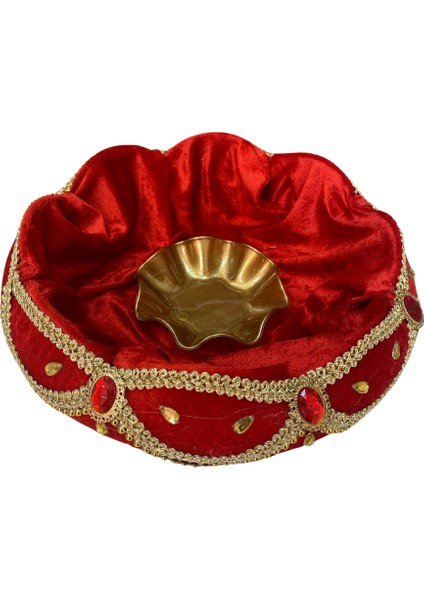 Kırmızı Kına Tepsisi, Gold Detay