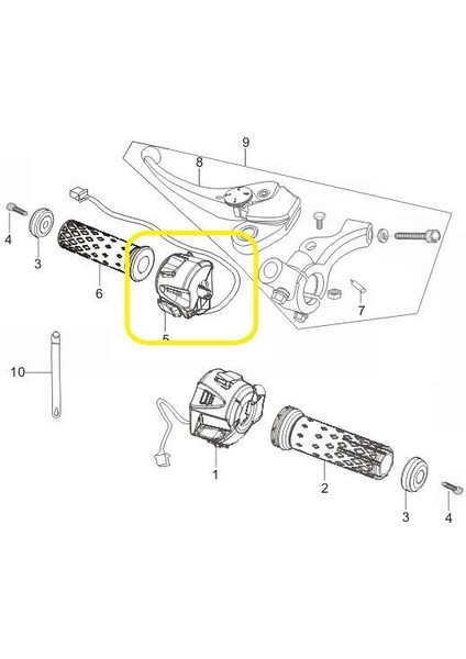 GV650 Sinyal Anahtarı Sol fiyatları