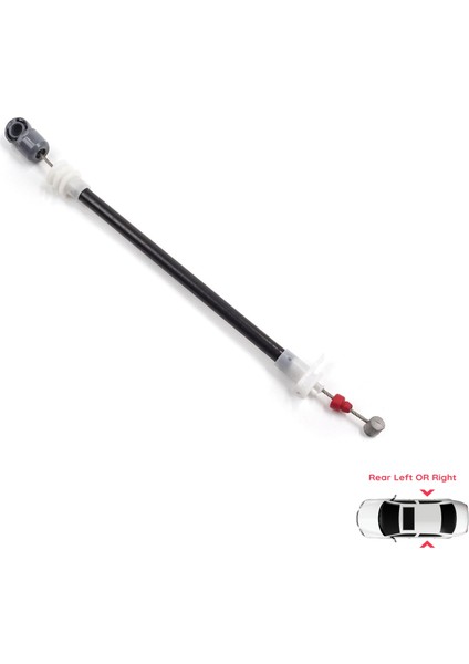 Bmw X5 E53 2000-2006 51228243635 51228243636 Için Arka Dış Kapı Kolu Taşıyıcı Açma Teli 220 mm